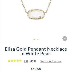 LOWERED white and gold elisa