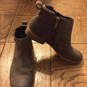 Franco Sarto Brown Leather Booties