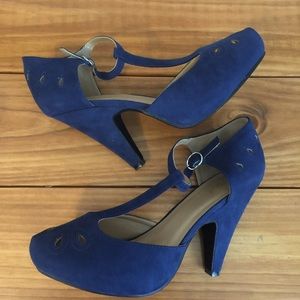 Graham Street T-Strap Heels