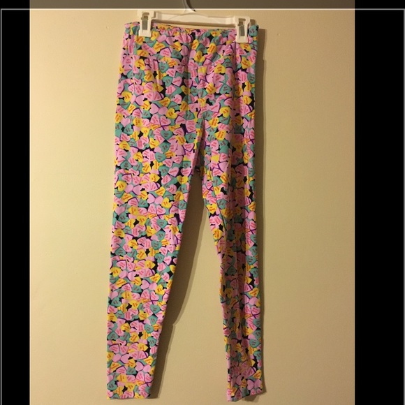 LuLaRoe Valentines Leggings OS