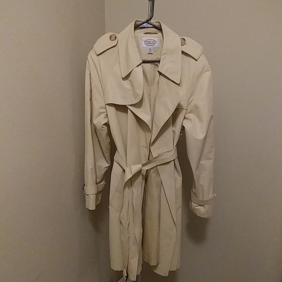 Talbots Canary yellow trench