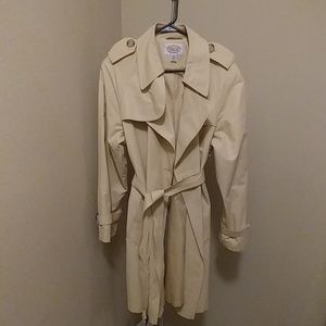 Talbots Canary yellow trench