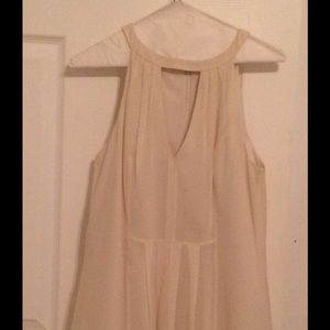 Off white silk dress by Ted Baker of London