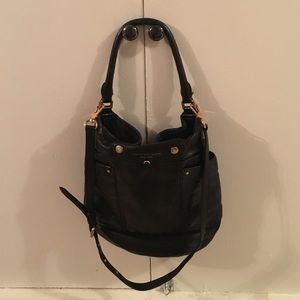 Marc by Marc Jacobs black leather Hiller Hobo