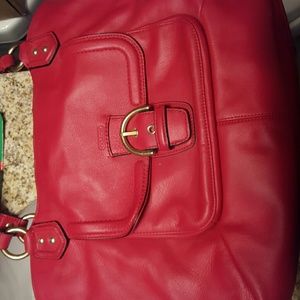 Couch purse 100% authentic and genuine leather red