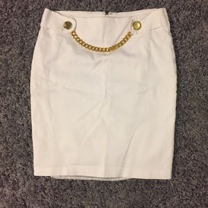 White skirt