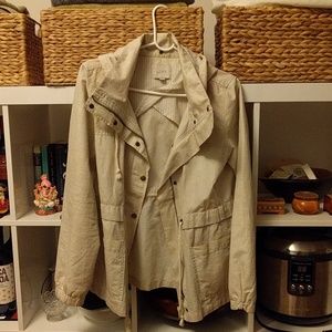 Loft Lightweight Coated Linen Anorak