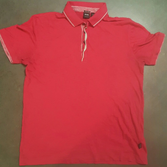 hugo boss regular fit pima cotton