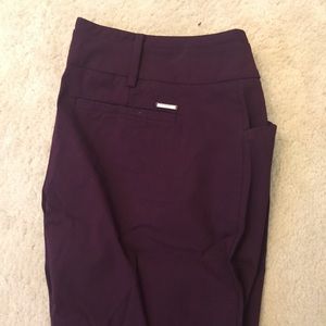 Burgundy New York and Co Dress Pants