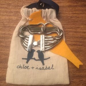 Chloe + Isabel Silver Twist Bracelet