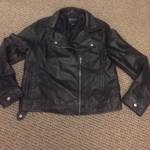 Faux Leather Forever 21+ Jacket