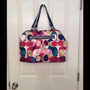 Coach Multi Color Tote