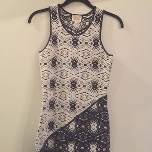 Parker textured bandage dress