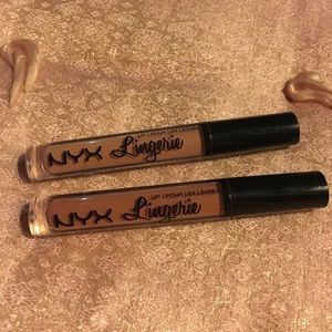 NYX Lip Lingerie// Lace Detail && Bedtime Flirt