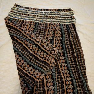 Free People Boho Printed Skirt