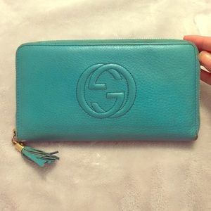 Gucci Turquoise Wallet