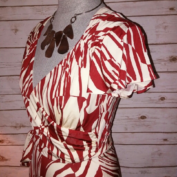 Citrine Wrap Dress Career Ready - Picture 2 of 3