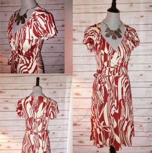 Citrine Wrap Dress Career Ready