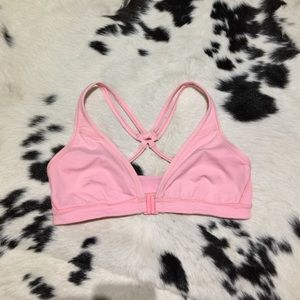 Lululemon pink bikini top. Cup size C. Worn.