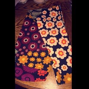 Lularoe hippy floral TC leggings