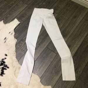 Lululemon size 2 regular long white leggings