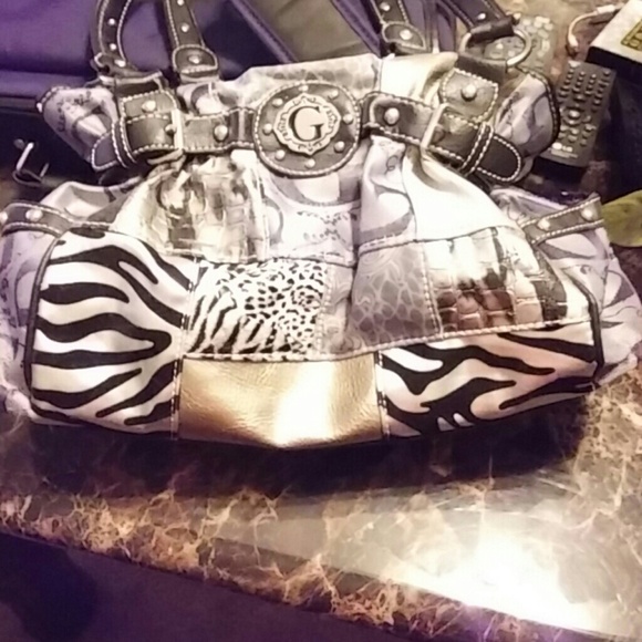 Guess brand patchwork handbag - Picture 1 of 1