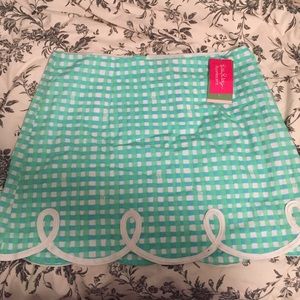 * 2017=$17!* Checkered print skirt