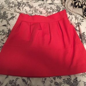 Red skirt