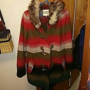 BB Dakota Tribal Toggle Coat