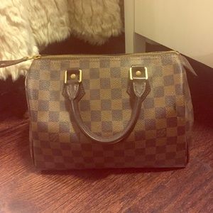 Louis Vuitton Speedy 25 WITH Matching Cardholder!