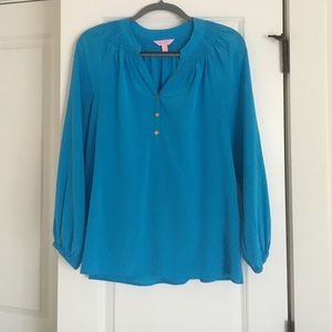Lilly Pulitzer Elsa Silk Top