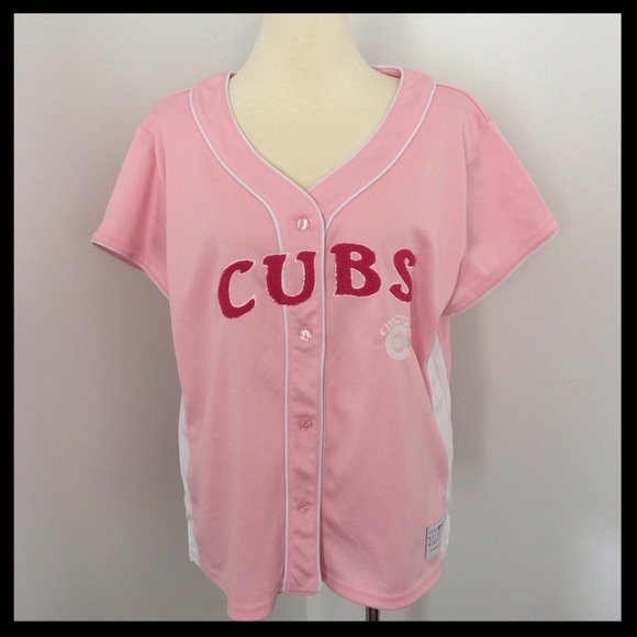 CHICAGO CUBS Baseball Jersey Pink XXL