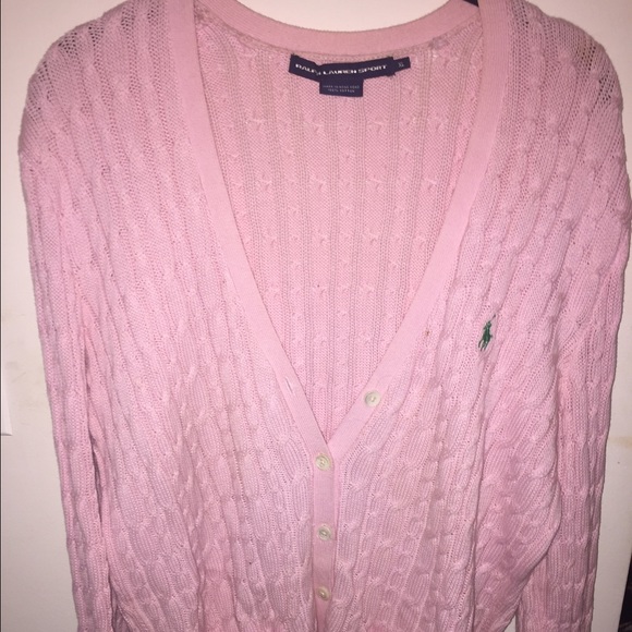 Ralph Lauren Grandpa Cable Knit Cardigan XL