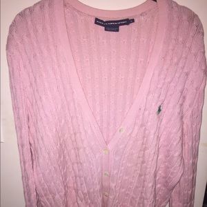 Ralph Lauren Grandpa Cable Knit Cardigan XL