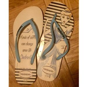 HAVAIANA Slim Cinderella Flip Flop - size 37/38