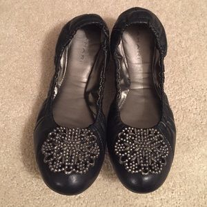 Leather Tahari Flats