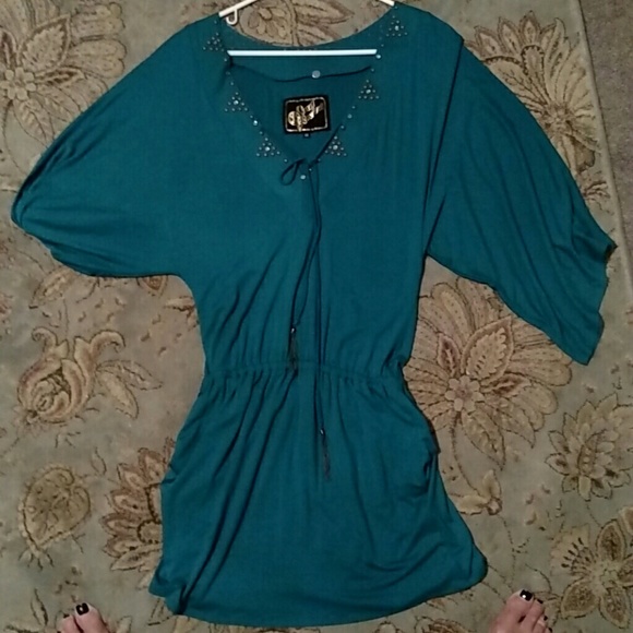 Teal dress