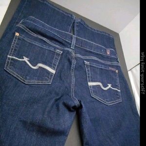 7 for all mankind boot cut size 27