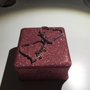 Juicy couture heart earrings