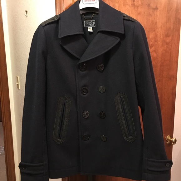 diesel peacoat jacket