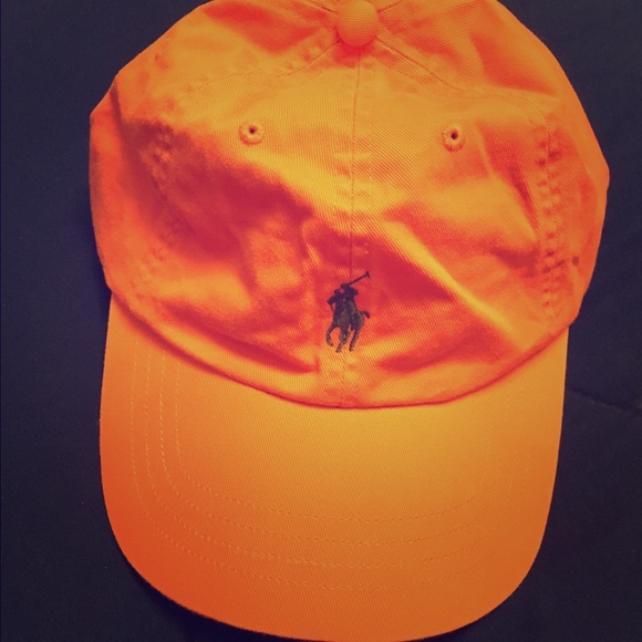 Orange hat polo Ralph Lauren