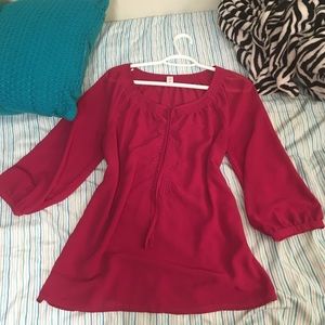 Fuschia Blouse