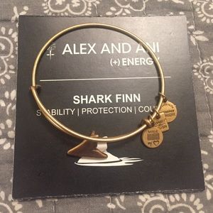 Alex and Ani Shark Finn Bangle *Rare!*