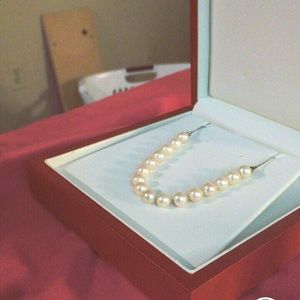 Vintage 10k gold chain and cultured pearl necklace