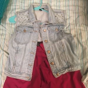 Forever 21 jean vest