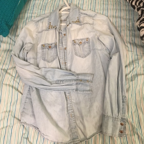Studded Jean Shirt