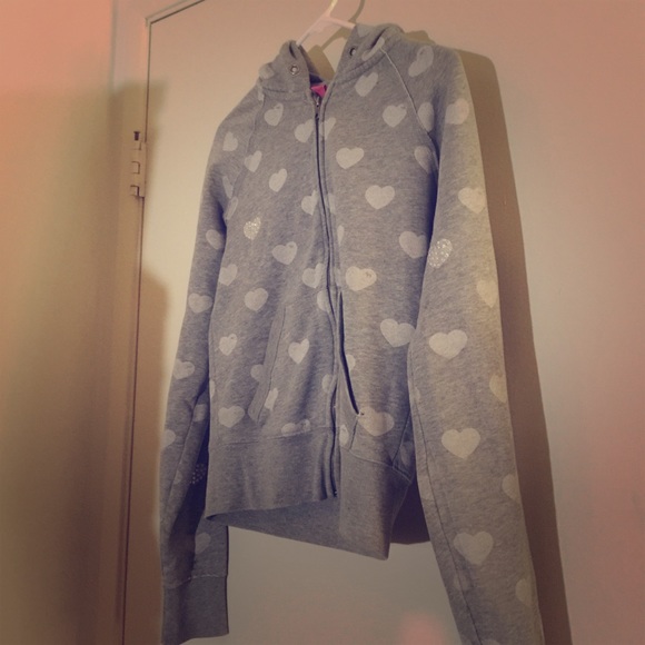 Pink bling hoodie
