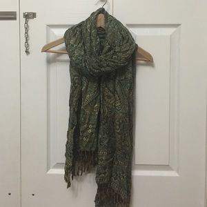 Green scarf