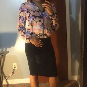 Floral Bomber Jacket Floral Bomber Jacket