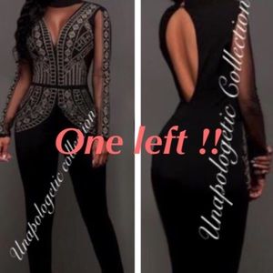Studded full body suit